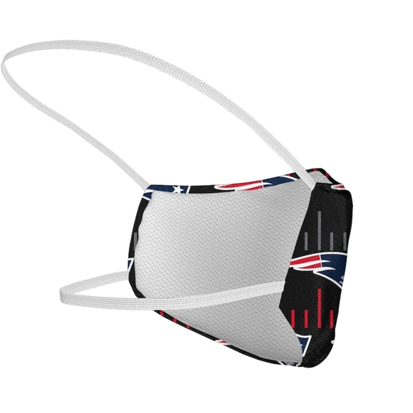 Fanatics New England Patriots 4pk Facemask - Picture 2 of 4